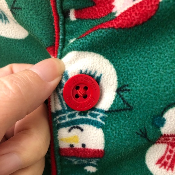 Carter’s 2 pc. fleece Christmas theme pajamas - Picture 6 of 10